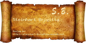 Steinhart Brigitta névjegykártya